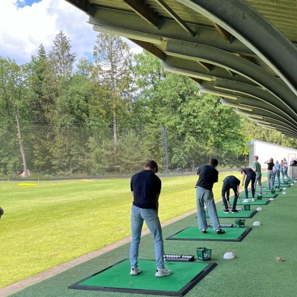 Driving range gesloten