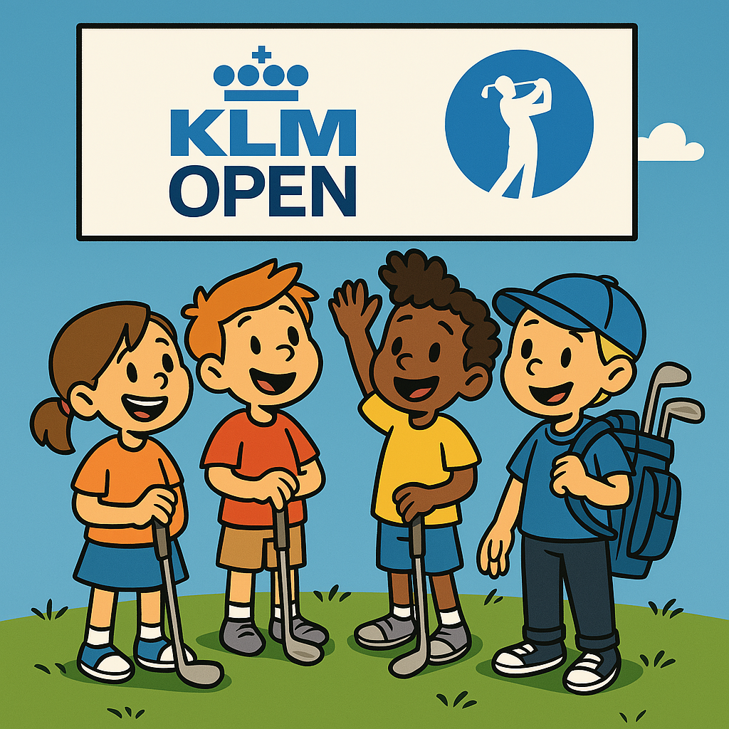 Jeugd op bezoek bij het KLM Open 2025