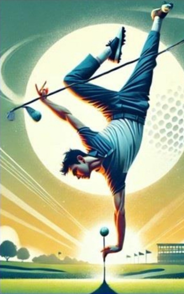 kunst van het golfen