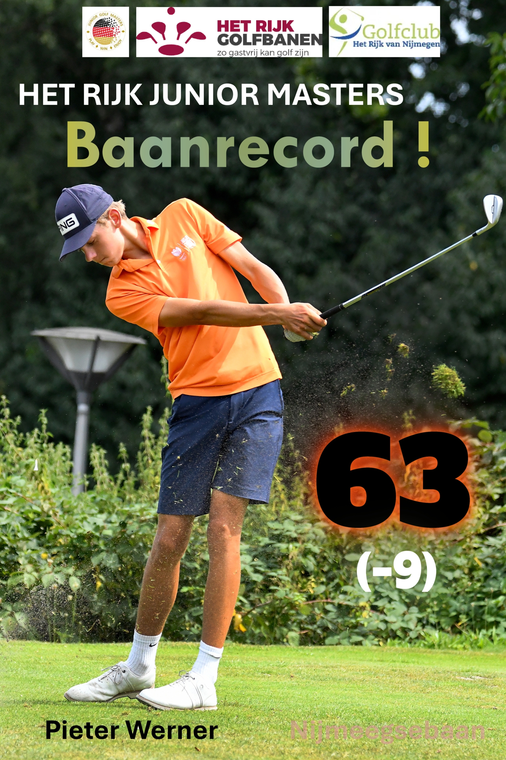 Spectaculaire Slotdag Het Rijk Junior Masters : baanrecord in 63 slagen!!!