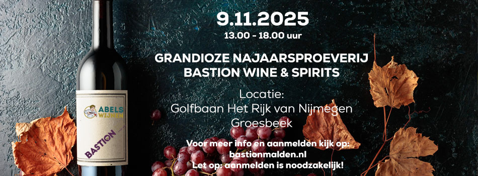 Wijnproeverij 9 november op het Rijk van Nijmegen