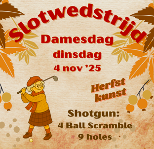 SLOTWEDSTRIJD 4 NOVEMBER